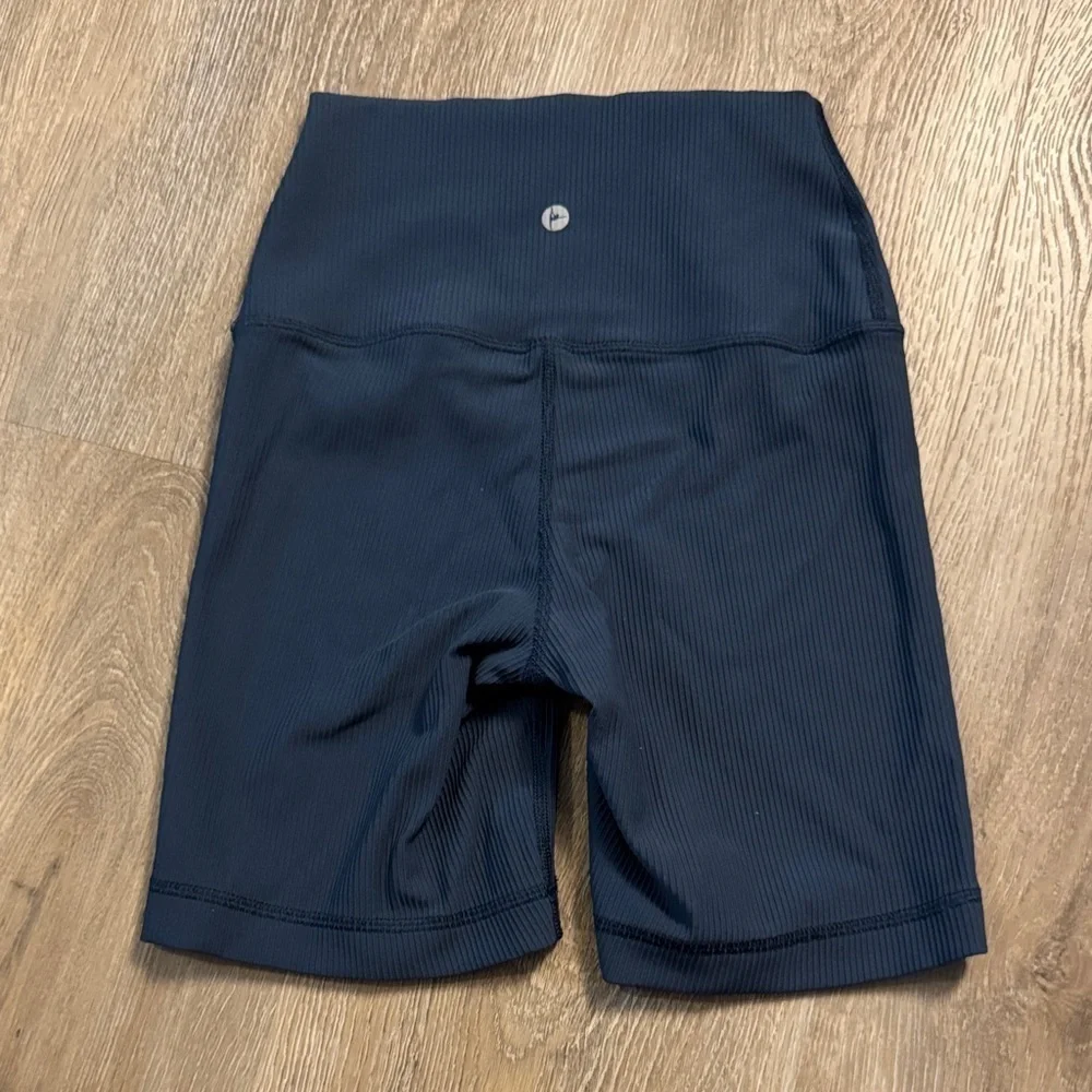 90 Degree By Reflex Dark Blue Bike Shorts